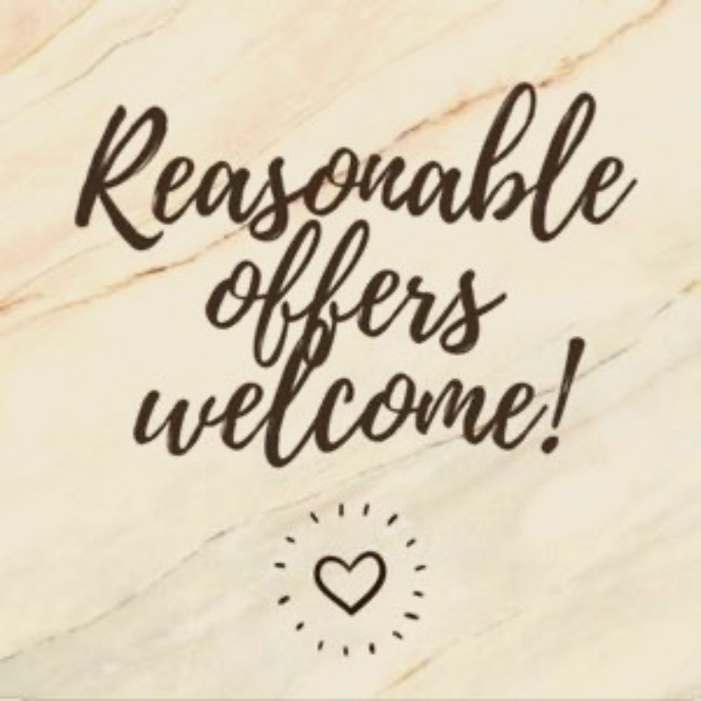 Will consider any Reasonable offer.  You never know till you try!  😉💕